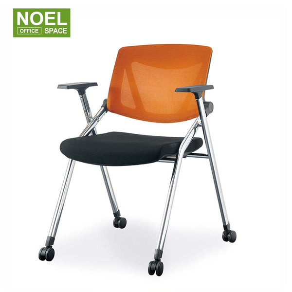 Melody (chrome frame + castors) – Mesh Training Chair – Ref 15078 Melody (chrome frame + castors) – Mesh Training Chair – Ref 15078