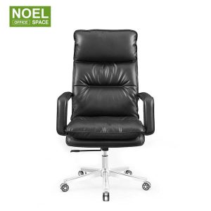Omar-H – Leather High-Back Office Desk