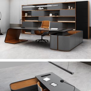 L-Shaped Executive Desk