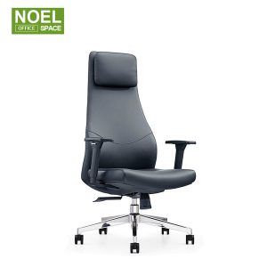 Alan-H(Black) – Faux Leather High-Back Executive Office Chair
