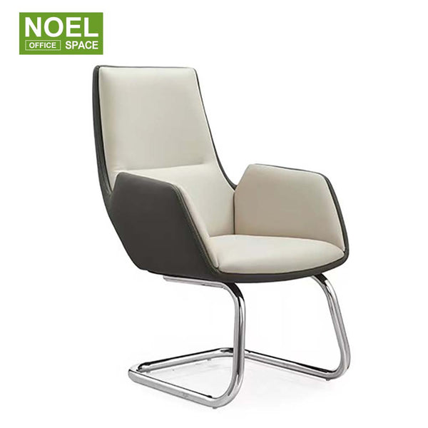 Kali-V (Beige) – Faux Leather Mid-Back Visitor Chair Kali-V (Beige) – Faux Leather Mid-Back Visitor Chair