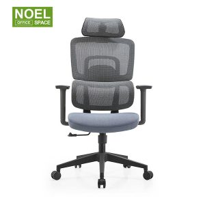 Gary-H(Black frame) – Mesh High-Back Office Chair