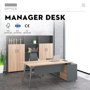 L-Shaped Executive Desk – Ref 14652