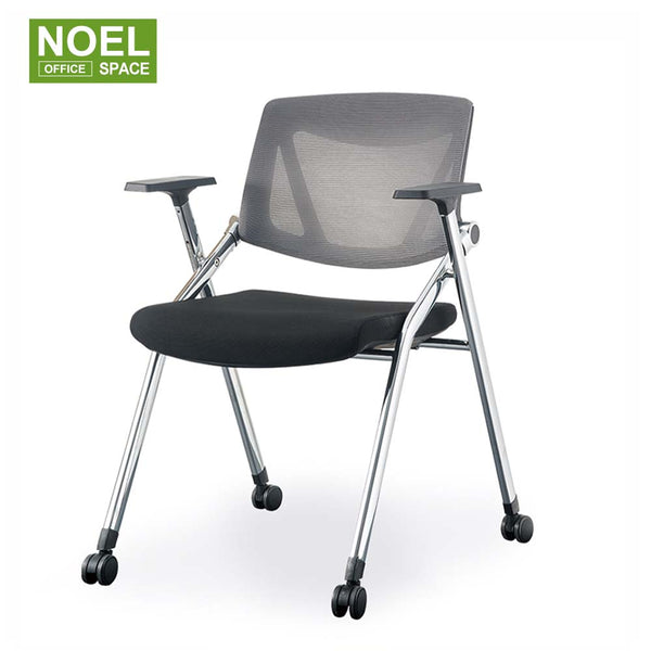 Melody (chrome frame + castors) – Mesh Training Chair – Ref 15078 Melody (chrome frame + castors) – Mesh Training Chair – Ref 15078